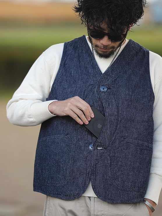 Amazon | [TCB ジーンズ] Huntsman Vest ハンツマンベスト